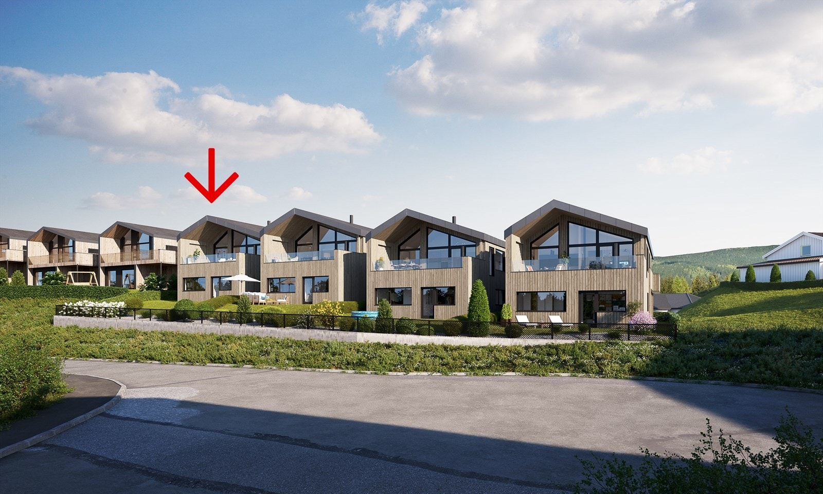 Velkommen til Sæterbakken 33 - Hus A med endebeliggenhet! Galleribilde