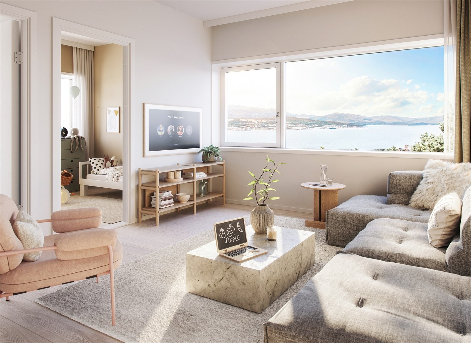 Bilde fra tilsvarende leilighet - Illustrasjonsfoto, avvik kan forekomme Galleribilde