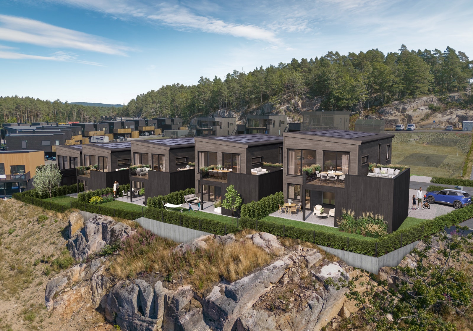 Prosjektet sett fra sør-vest. Galleribilde