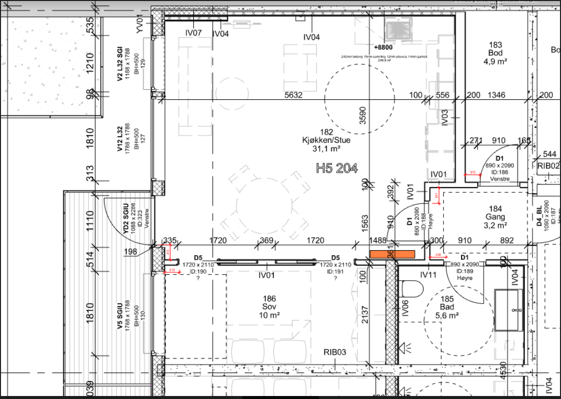 Plantegning Galleribilde