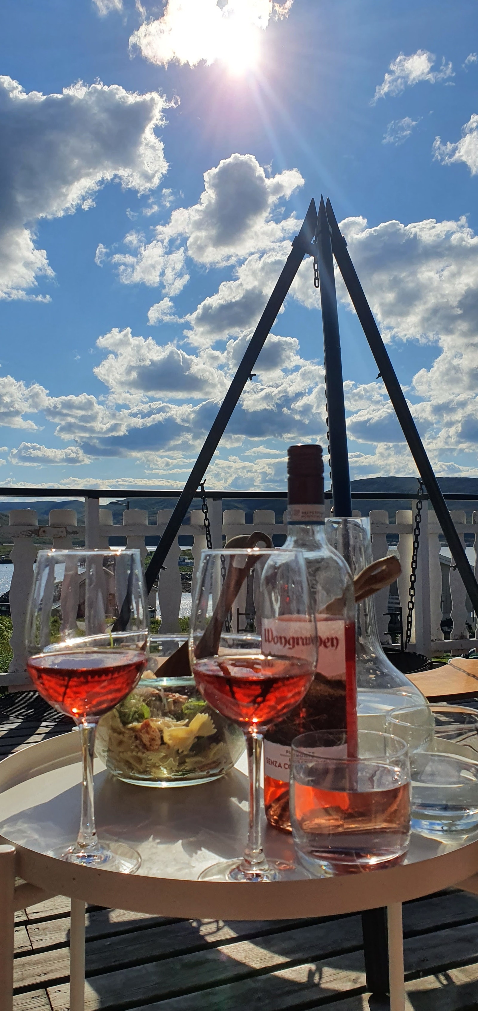 Fine uteområder vinter og sommer Galleribilde