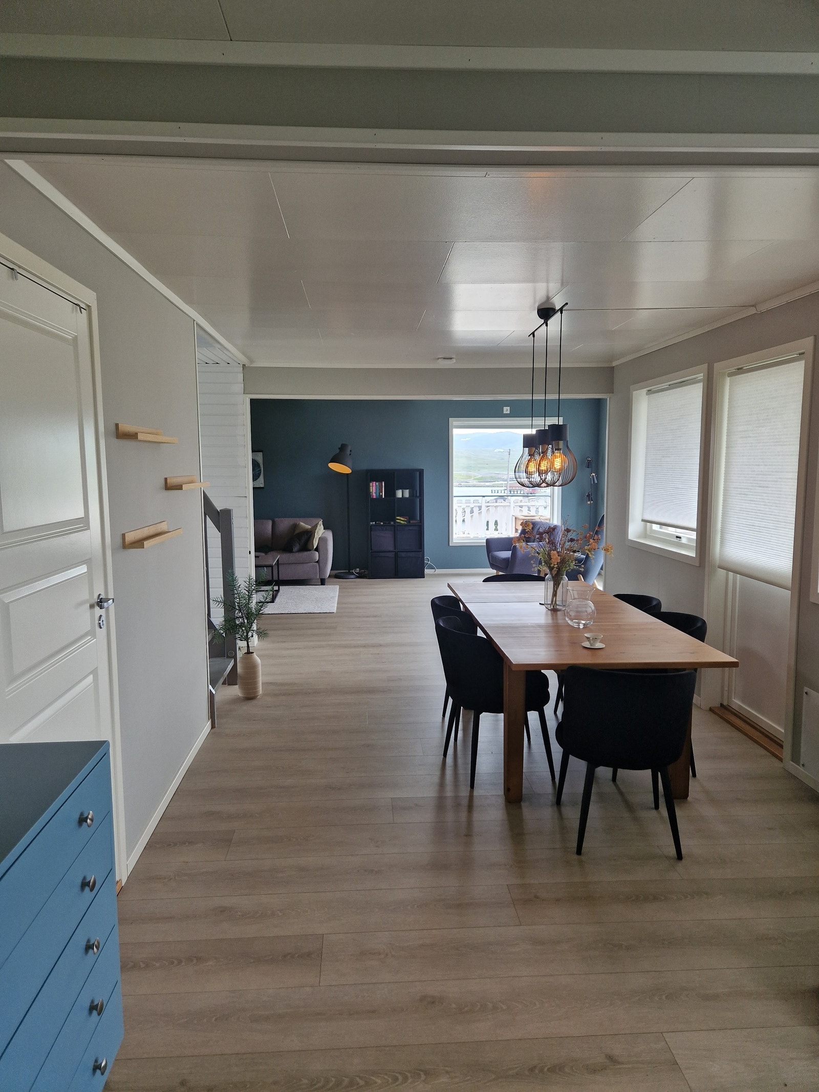 Spisestue mot stue Galleribilde