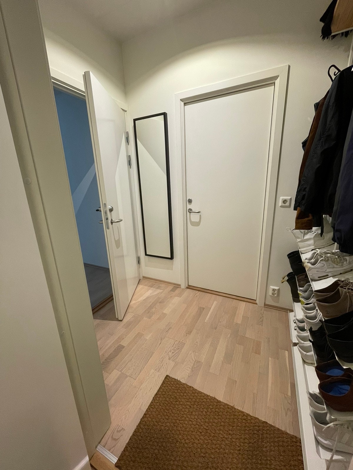 Felles entré delt mellom hovedleilighet og hybel Galleribilde