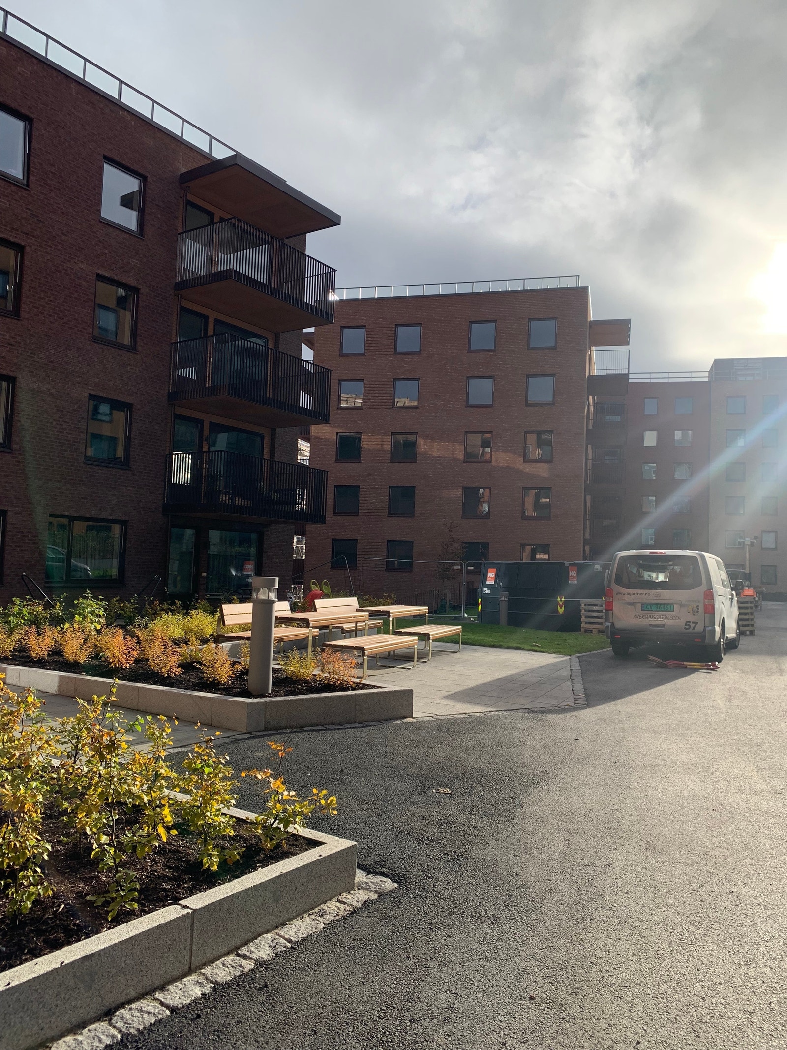 Inngang til bygget Galleribilde