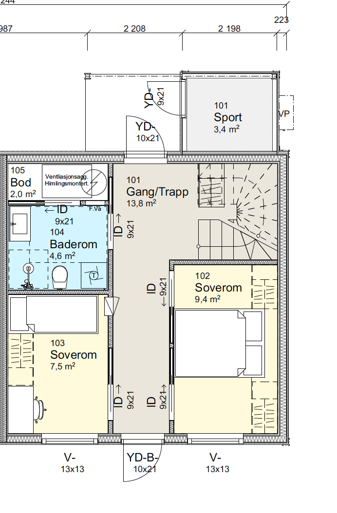 1. etasje Galleribilde