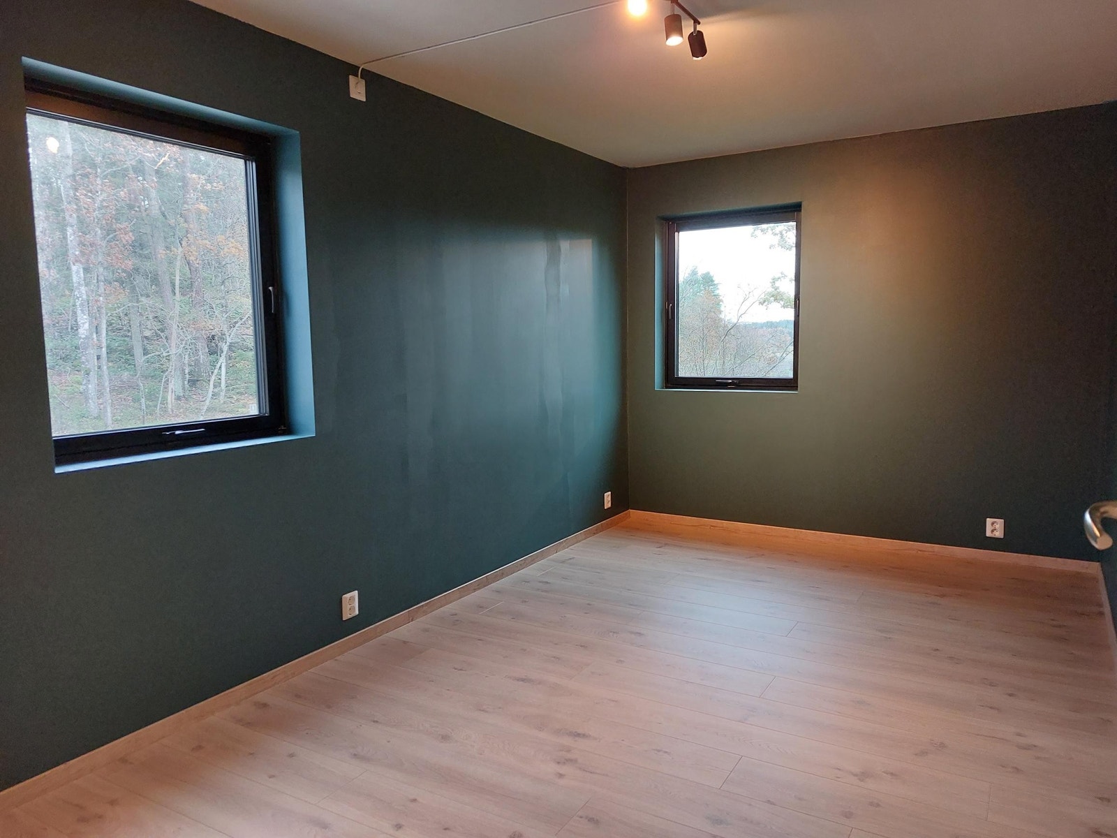 Stort soverom med 2 vinduer Galleribilde