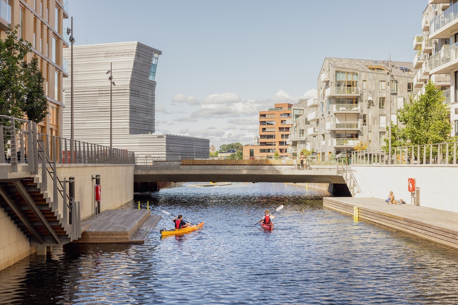 Gratis utlån av kajakker og tilgang til kajakkbrygge rett nedenfor Galleribilde