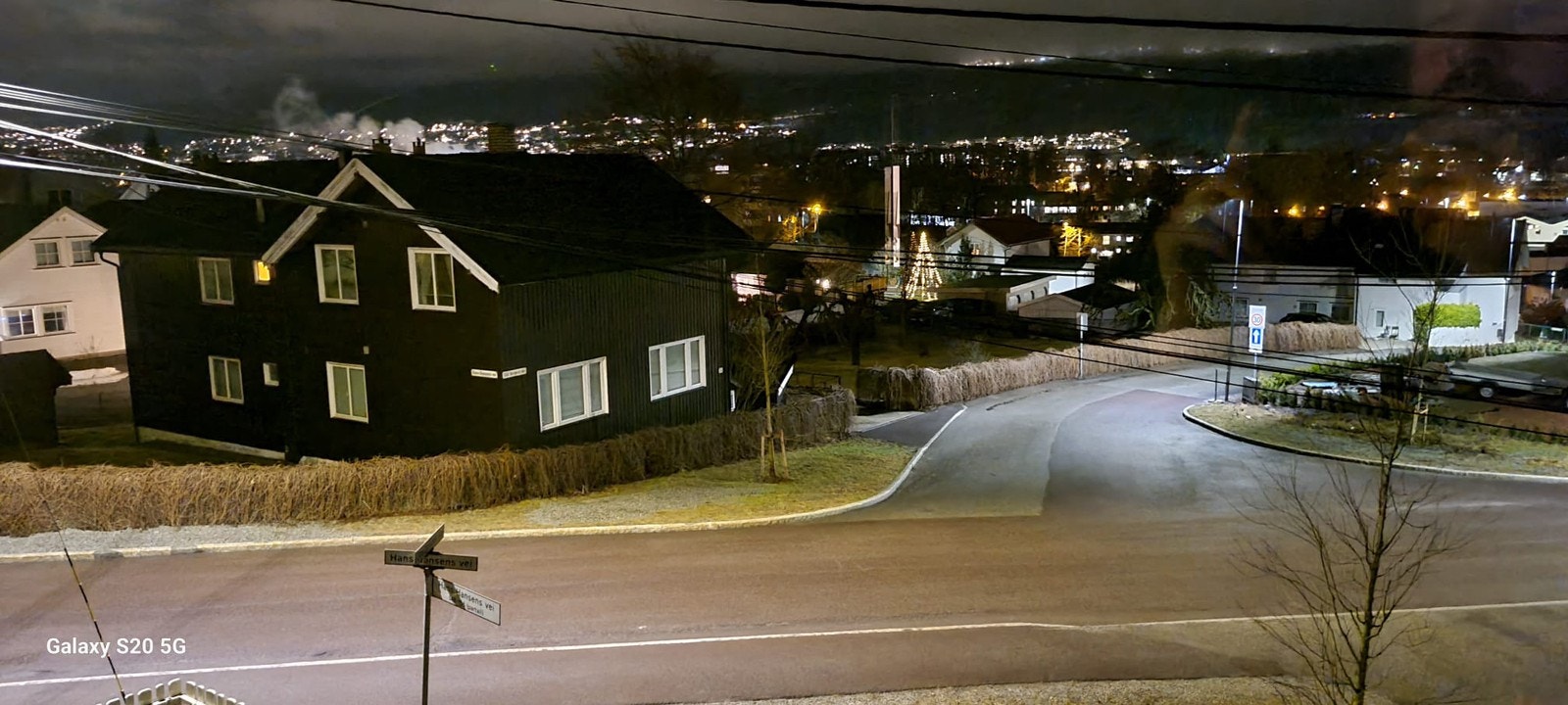 kvelds utsikt stua Galleribilde