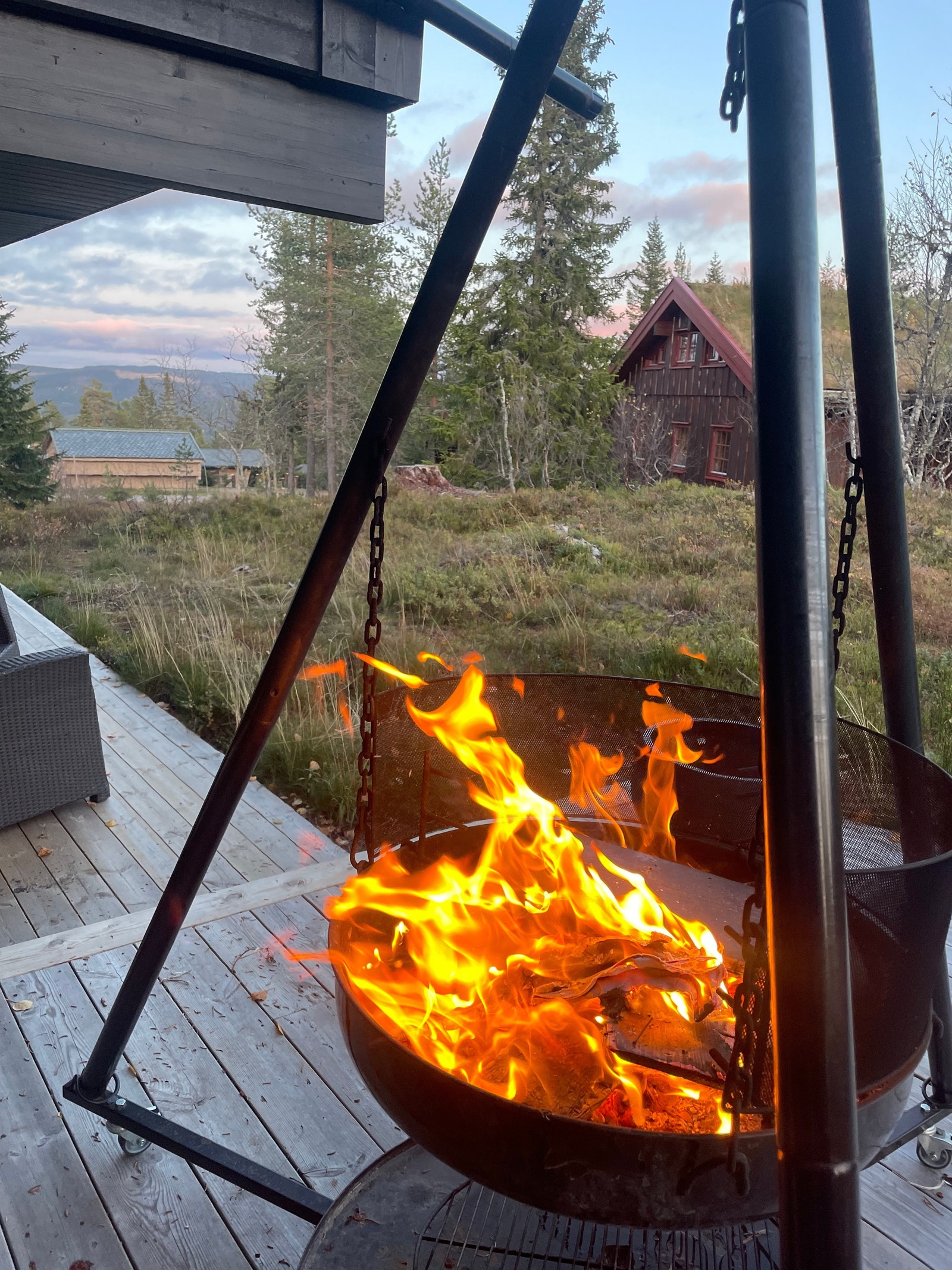 Utsikt mot Solberglia og Sverige Galleribilde