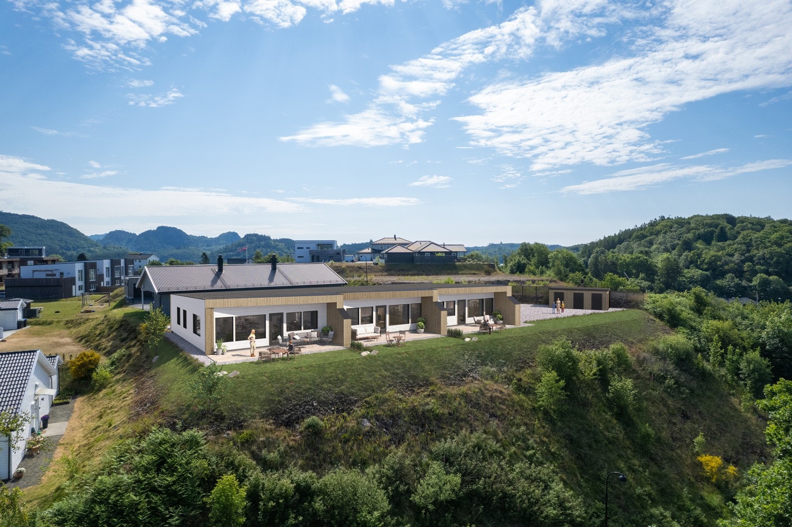 Moderne fasader Galleribilde