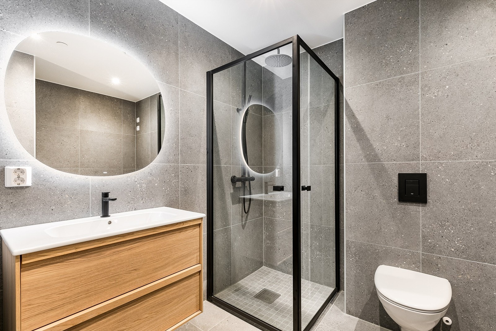 Illustrasjonsfoto - Leilighetene leveres med delikate badromsløsninger, samt gode muligheter for egne tilvalg Galleribilde