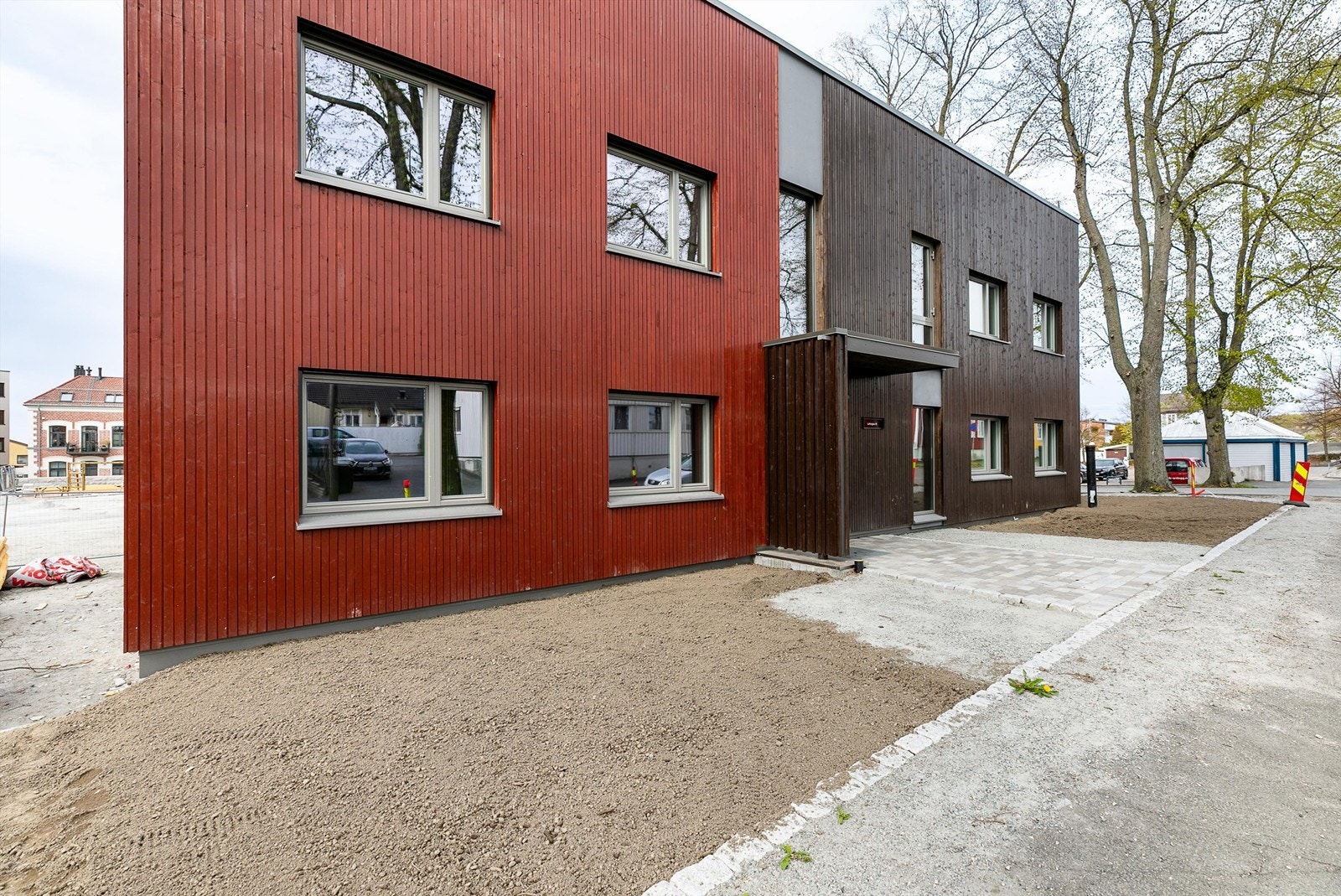 Tilbaketrukket beliggenhet på Skarmyra som den siste delen av Skarmyrakvartalet Galleribilde