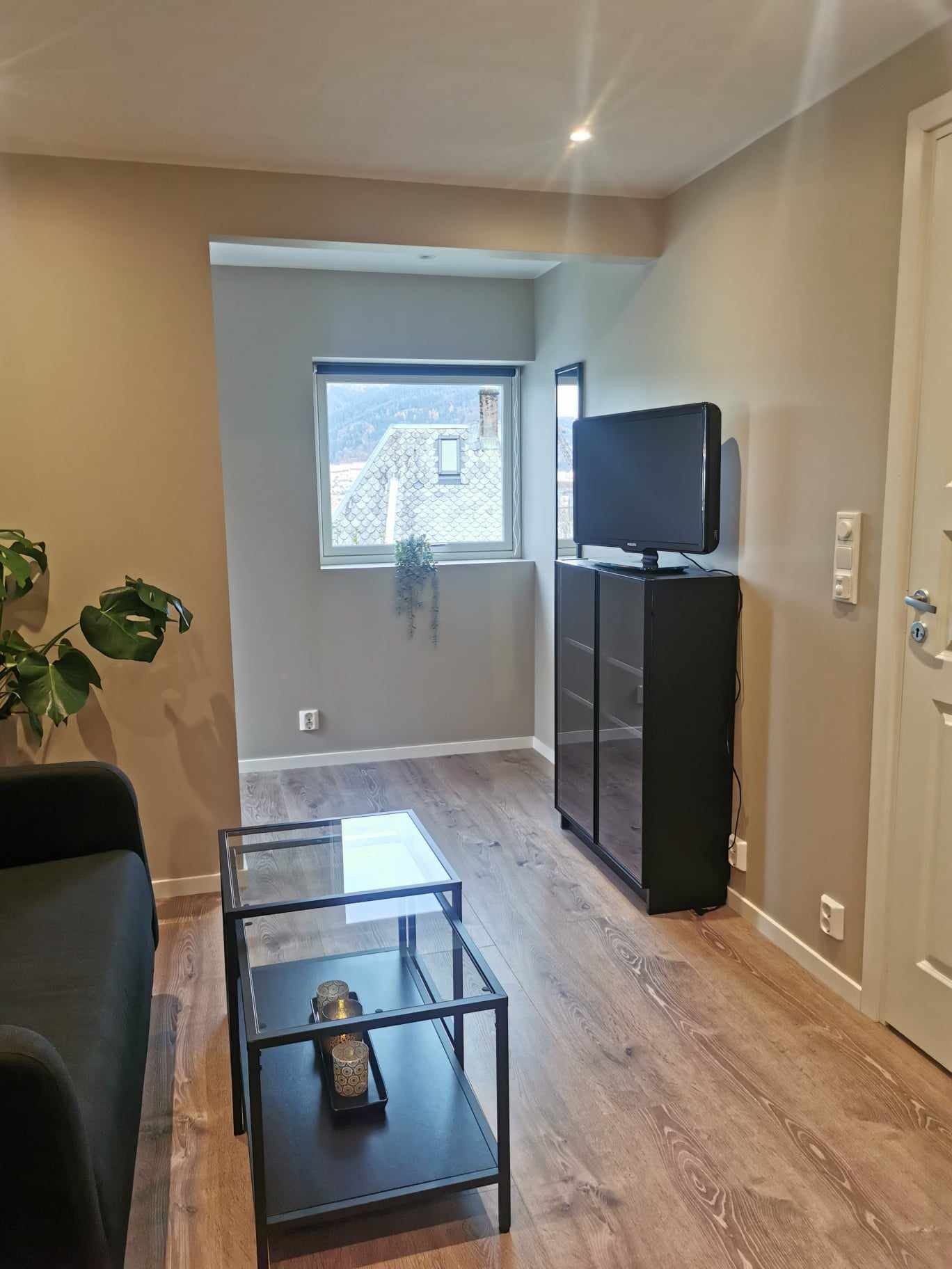 Stue sett mot Bergen sentrum. Galleribilde