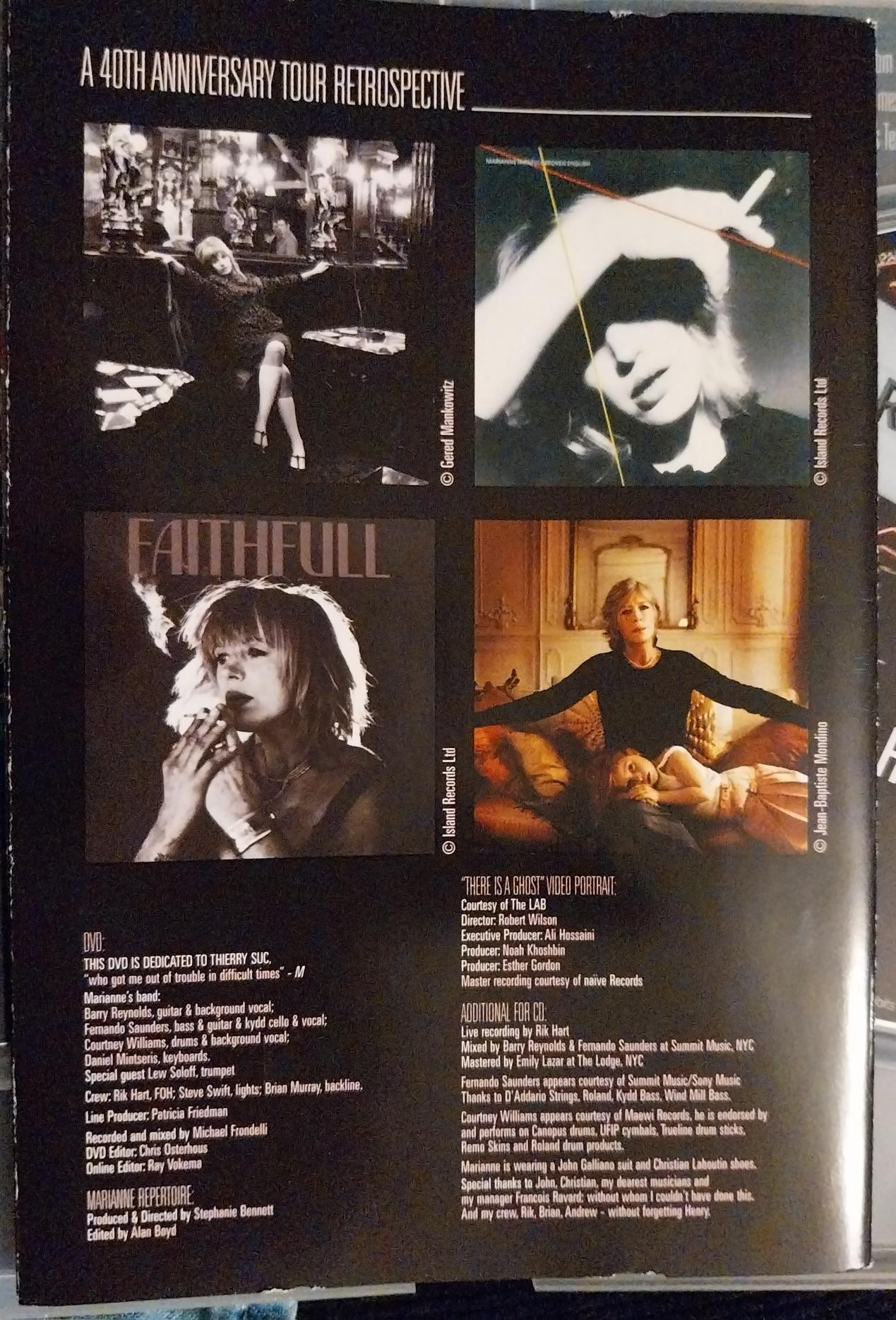 Marianne faithfull.live in Hollywood. Dvd+cd. | FINN-torget