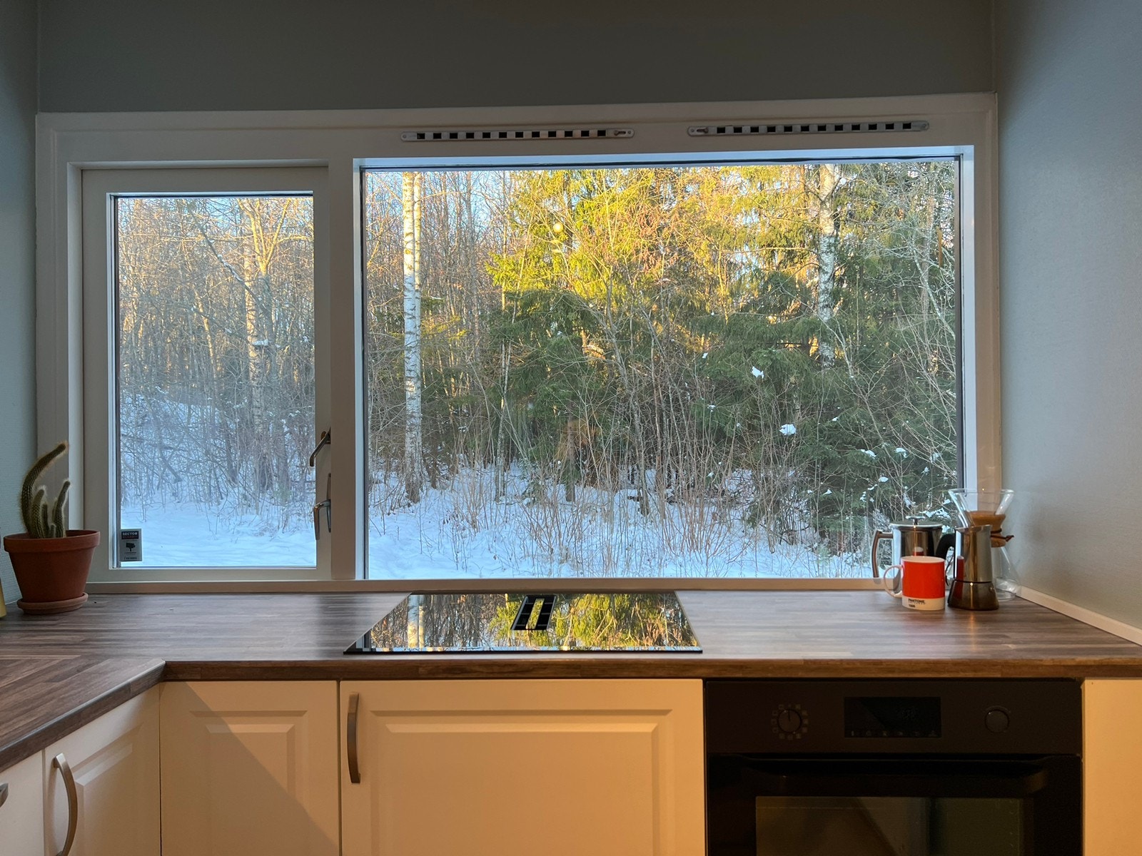 Vinterbilde kjøkken Galleribilde