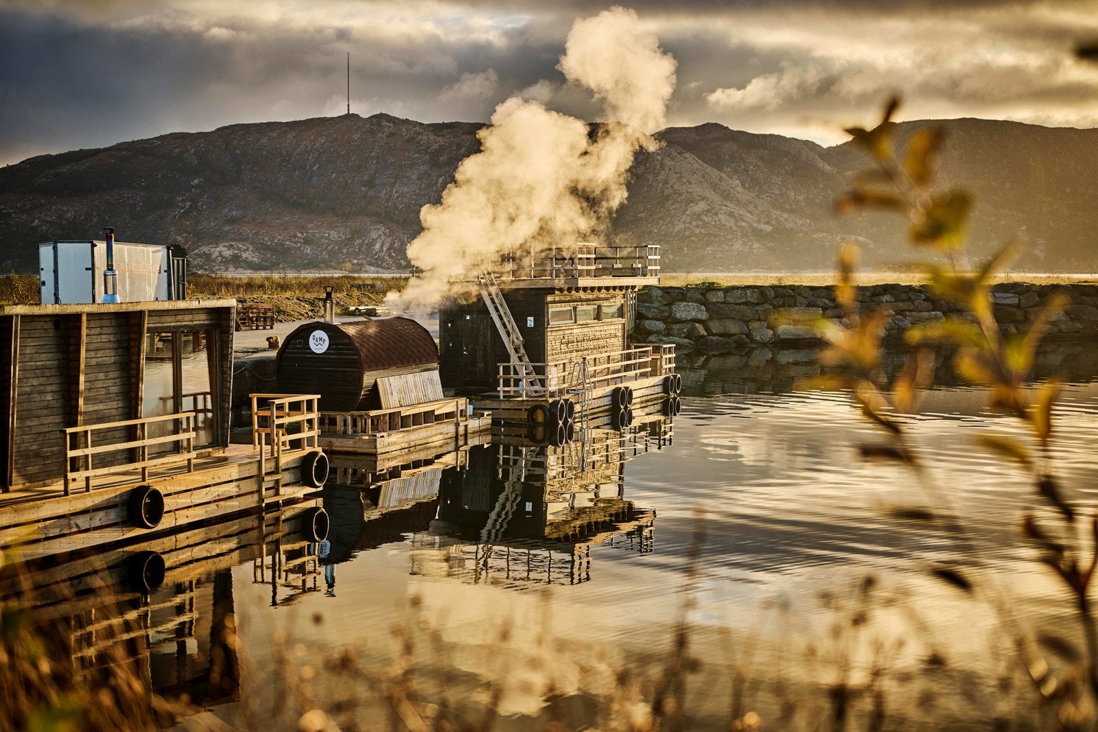 Damp i Hinna Park Galleribilde