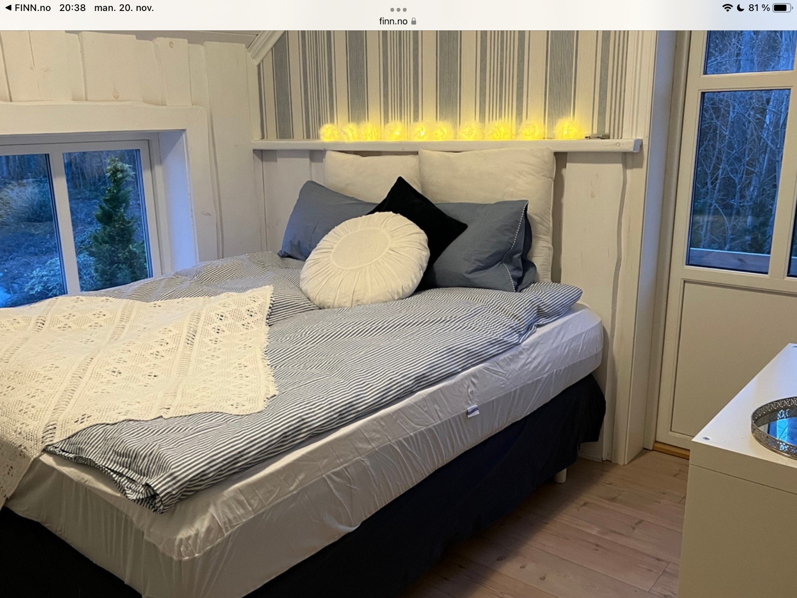 Soverom nr 1 Seng 160 cm Galleribilde