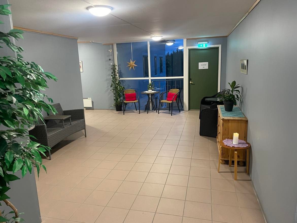 Gang fellesområdet. Rømning ned til terreng. Galleribilde