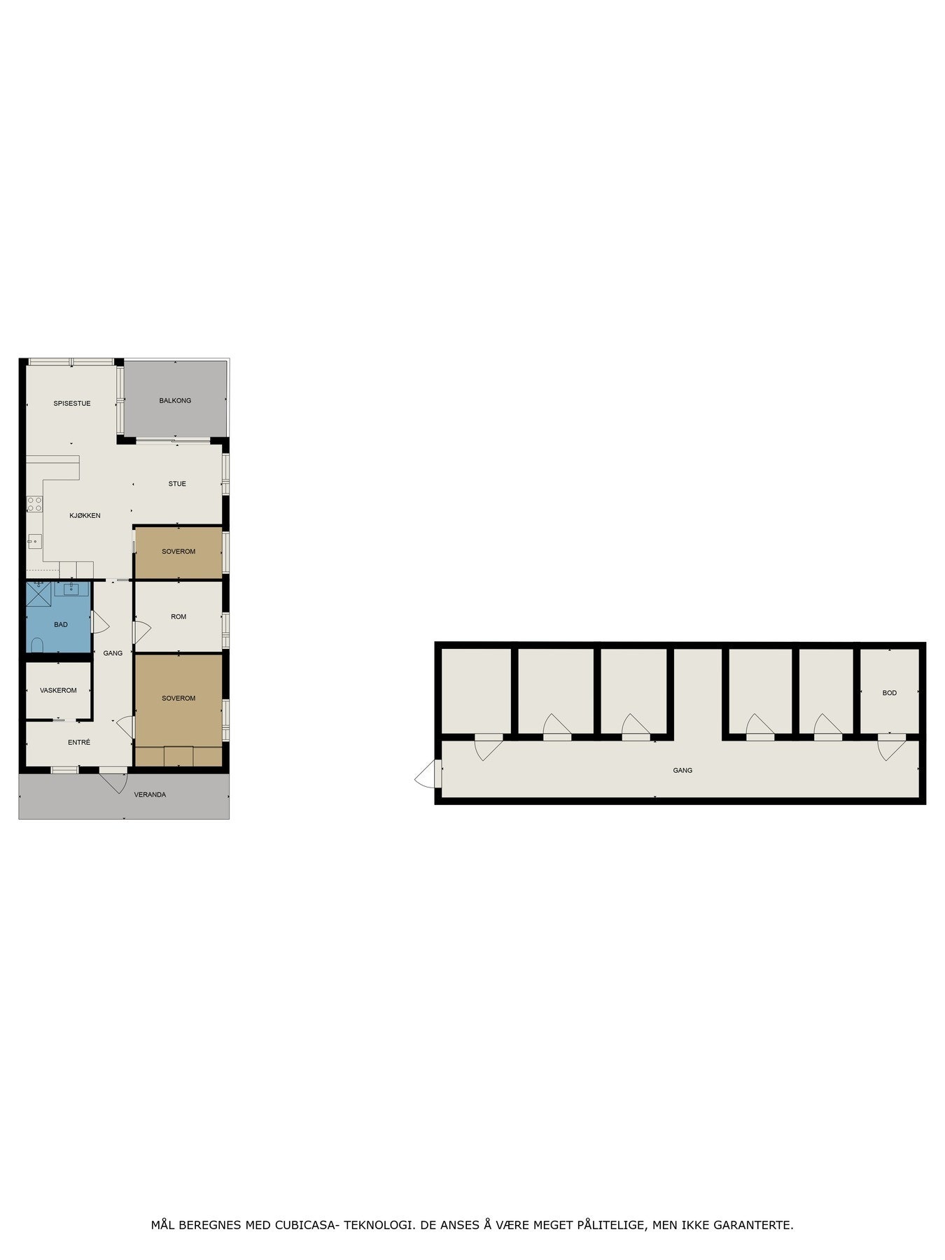 Planskisse oversikt. Galleribilde