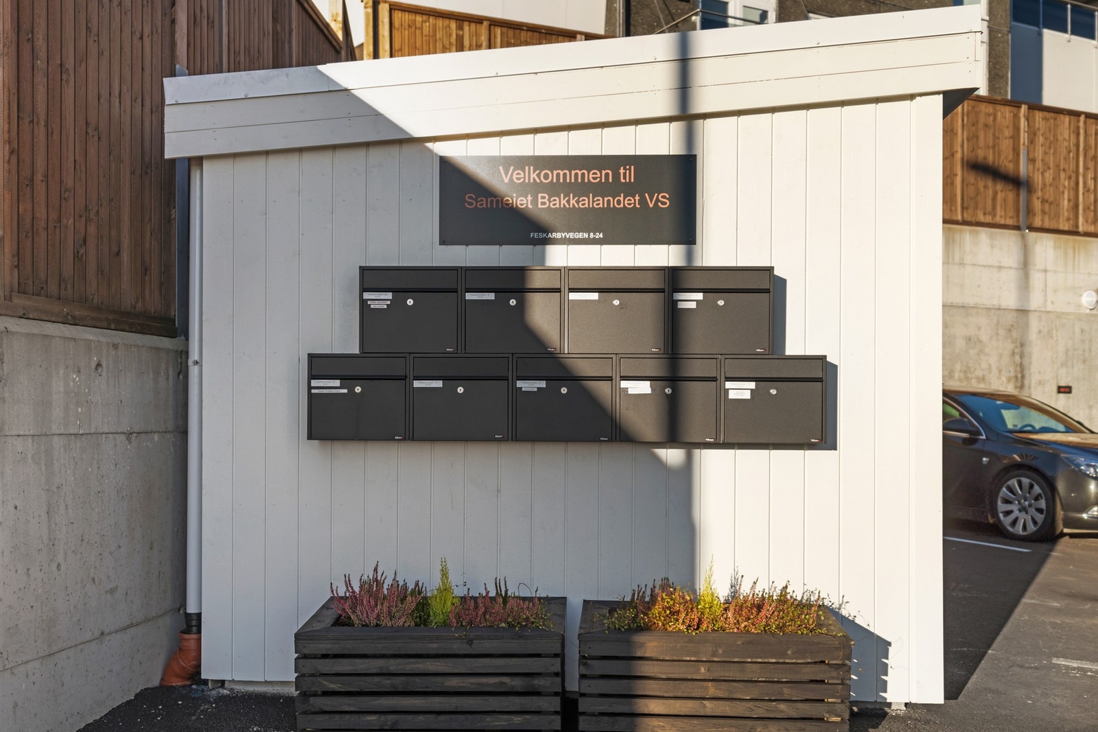 Postkasser til alle leilighetene Galleribilde