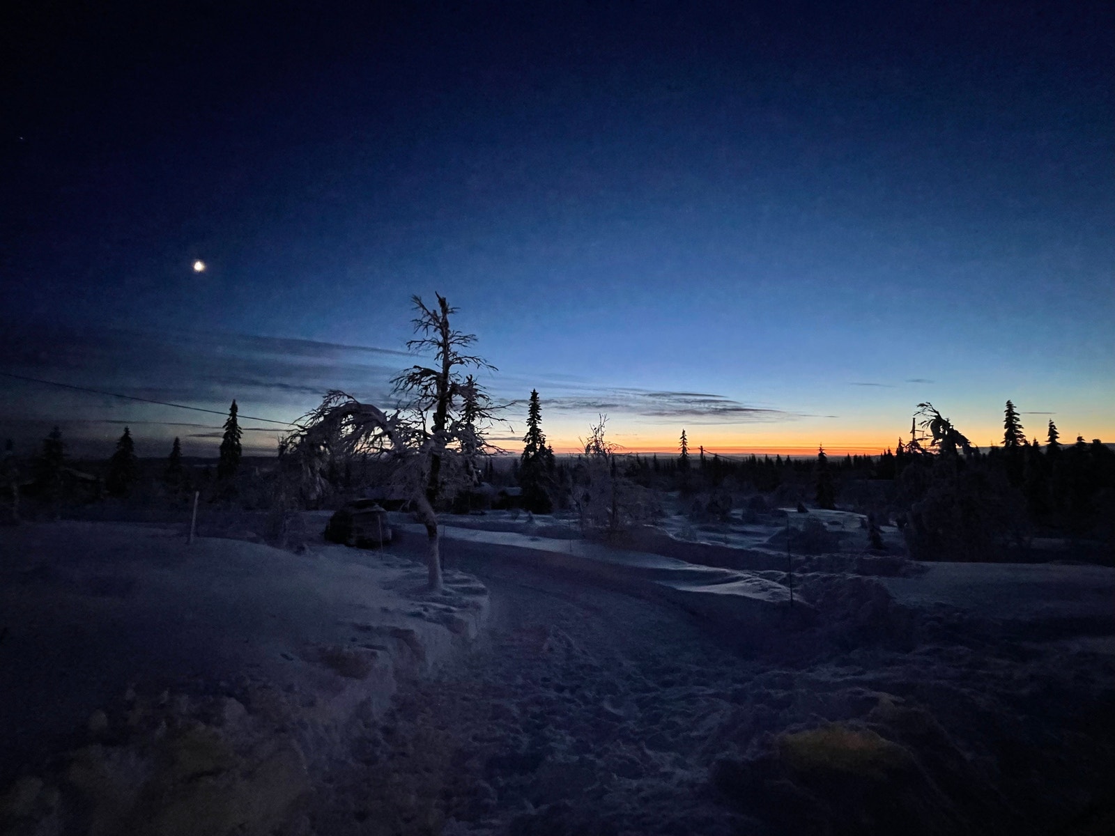 Utsikt fra terrasse Galleribilde