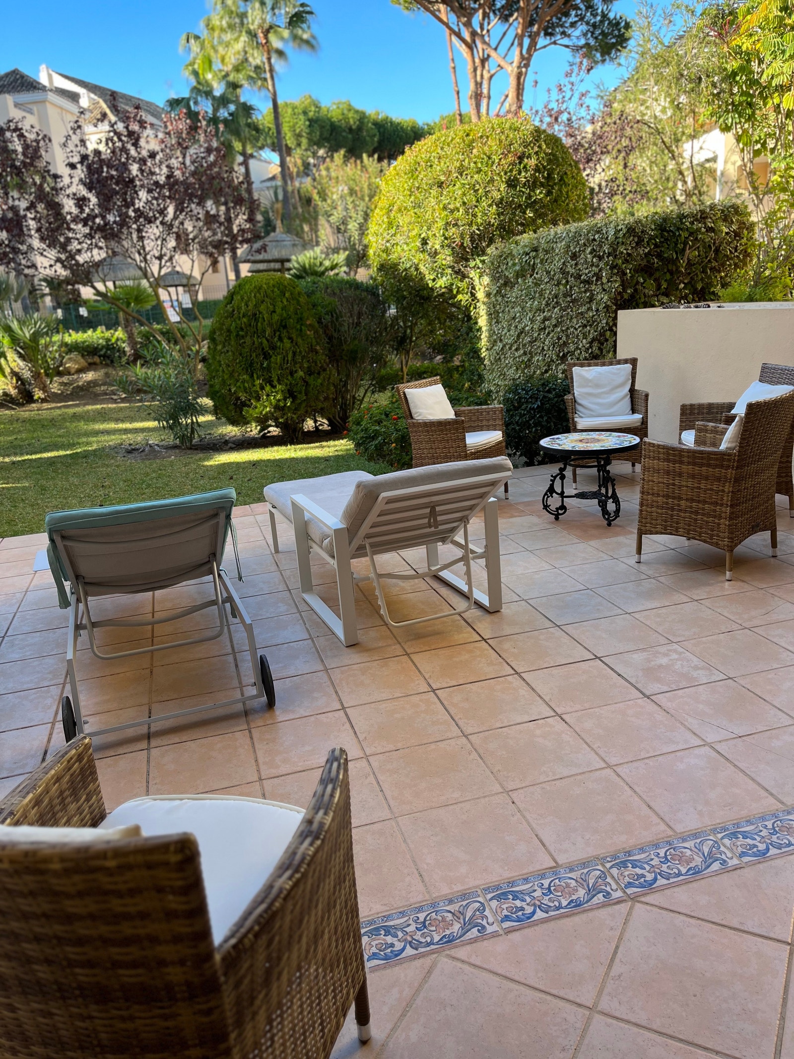 Terrasse fra stuen Galleribilde