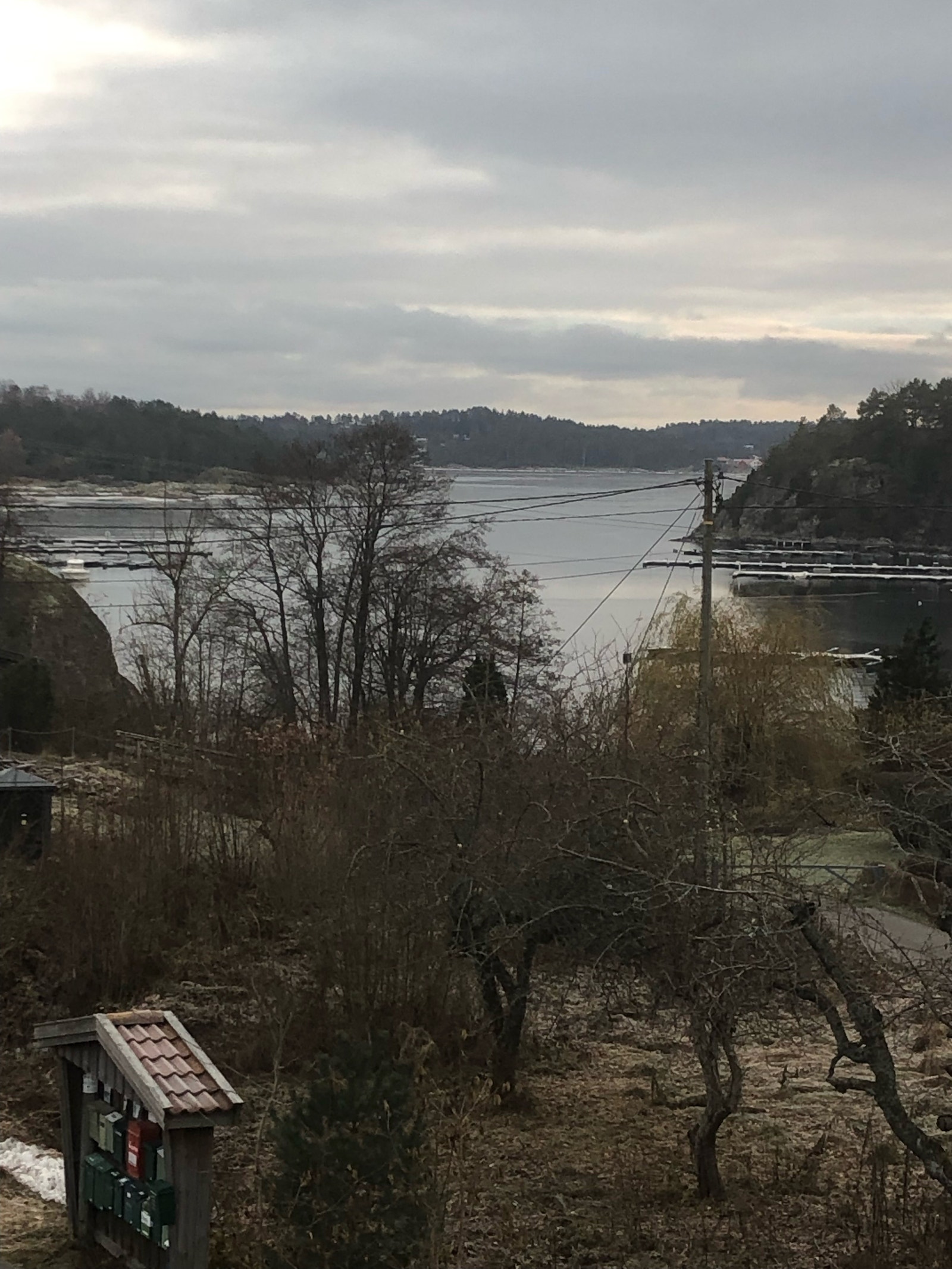 Utsikt fra leiligheten. Galleribilde