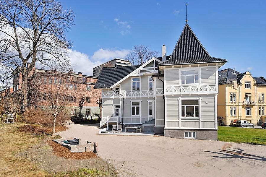 Fasade fra Niels Juels gate Galleribilde
