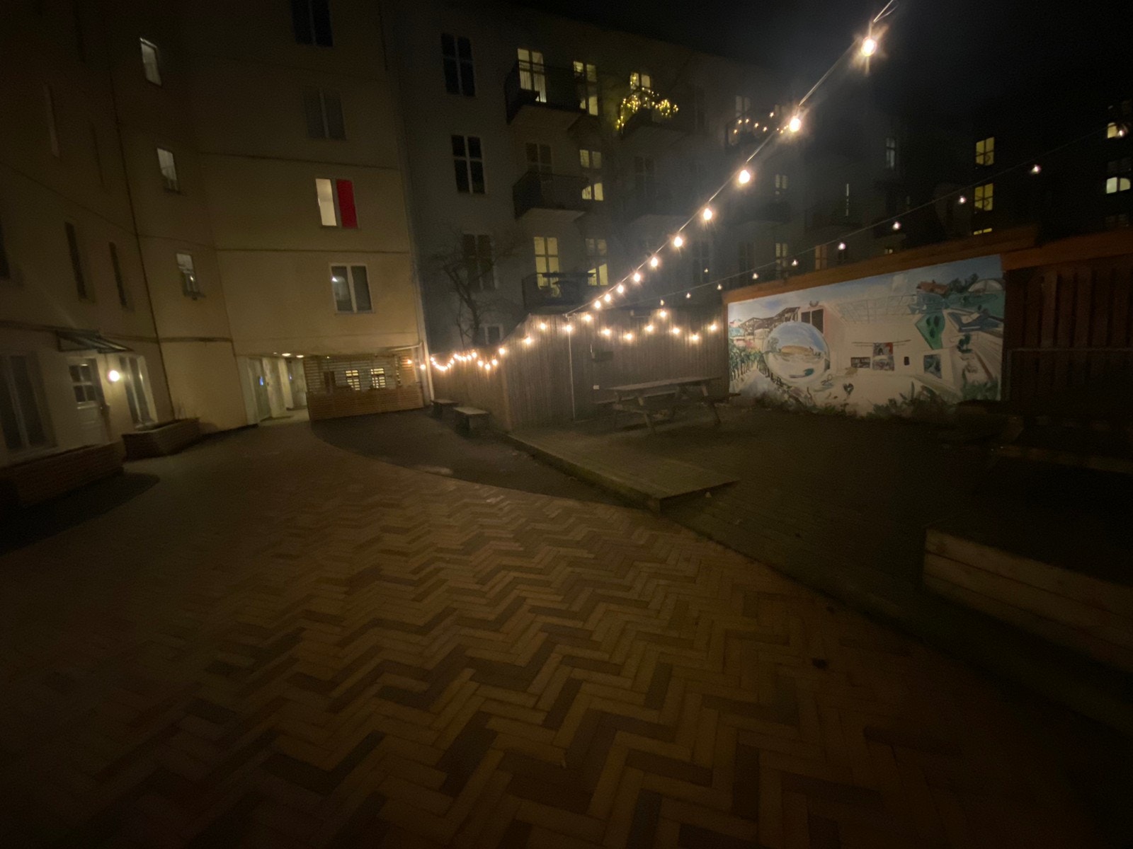 Bakgården Galleribilde