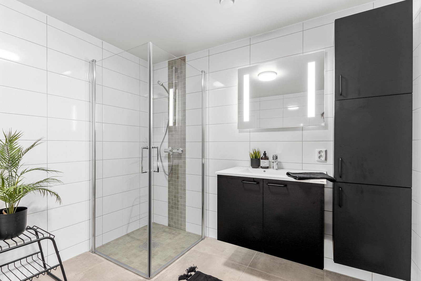 Lekkert moderne bad. Galleribilde