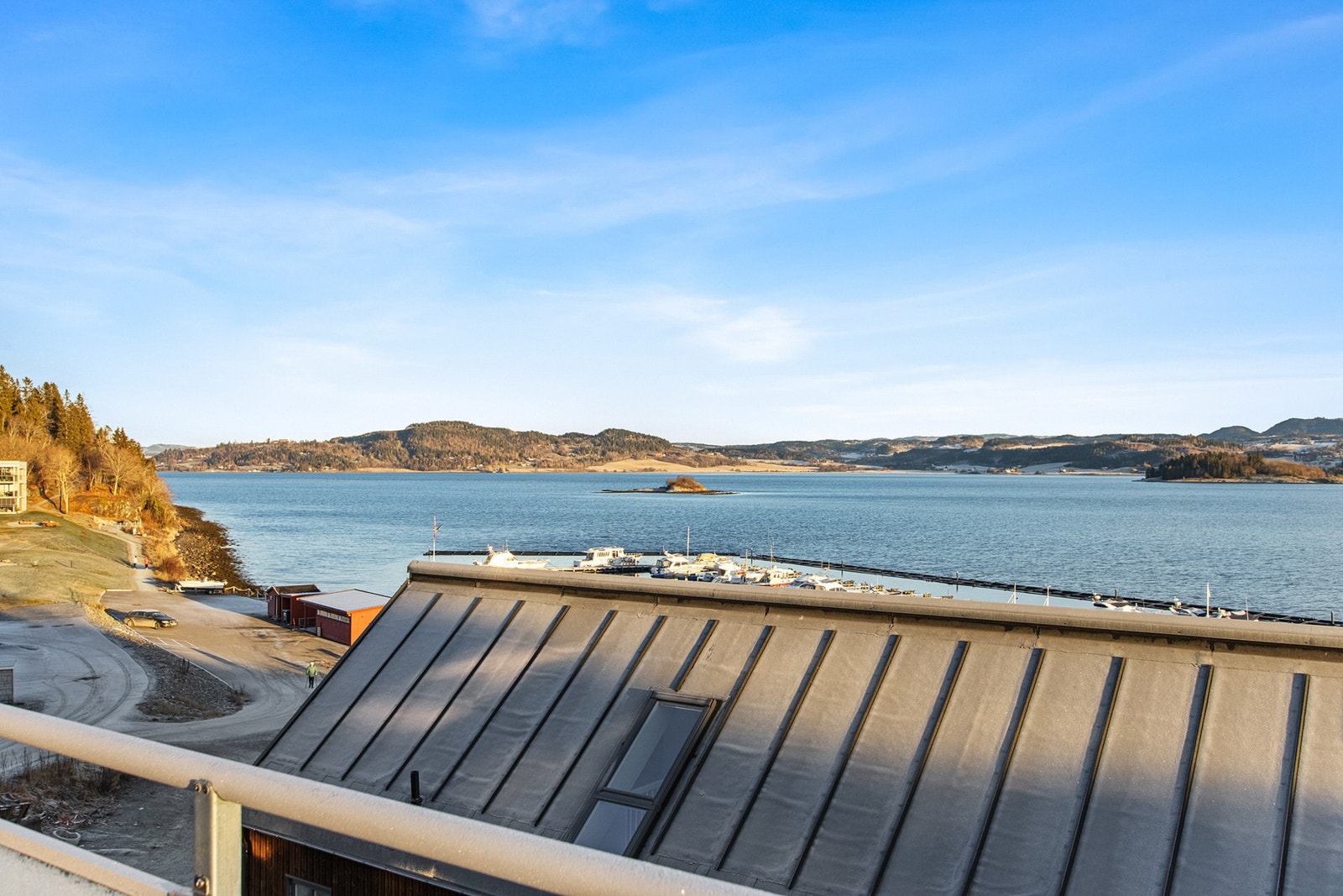 Utsikt fra takterrassen. Galleribilde