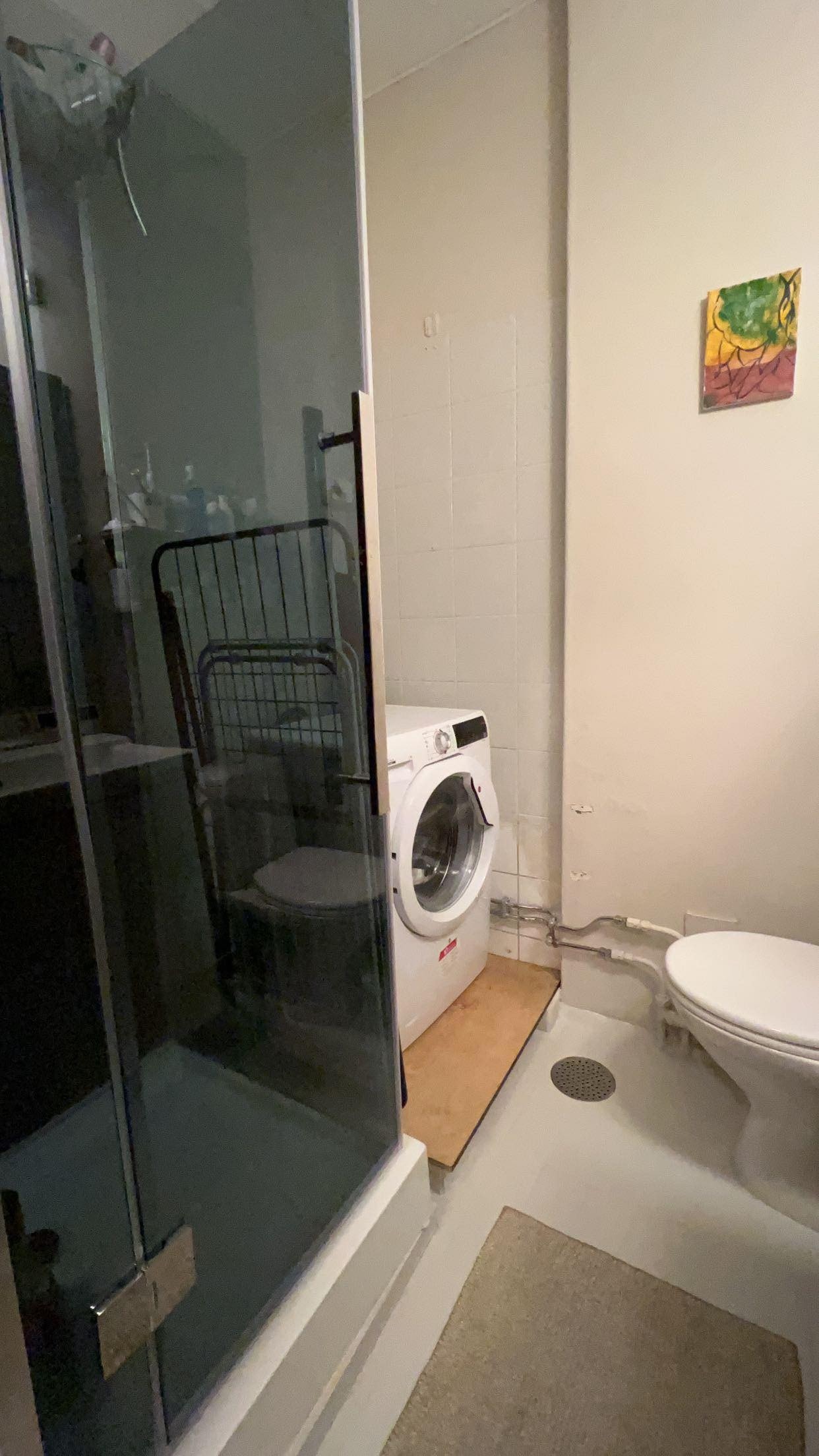 Bad med opplegg for vaskemaskin Galleribilde