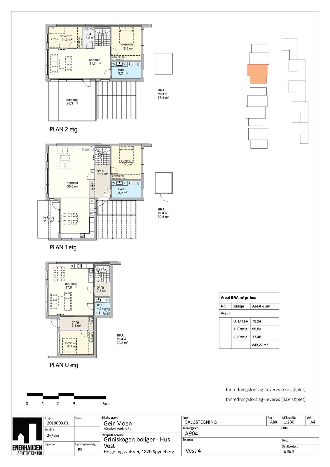 Plantegning Galleribilde