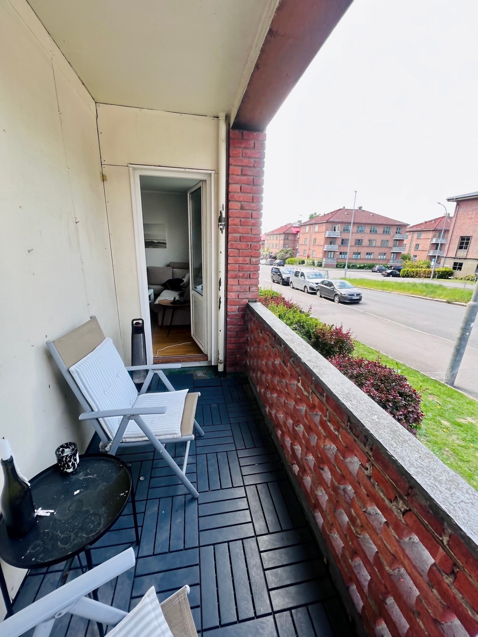 Balkong med kveldssol Galleribilde