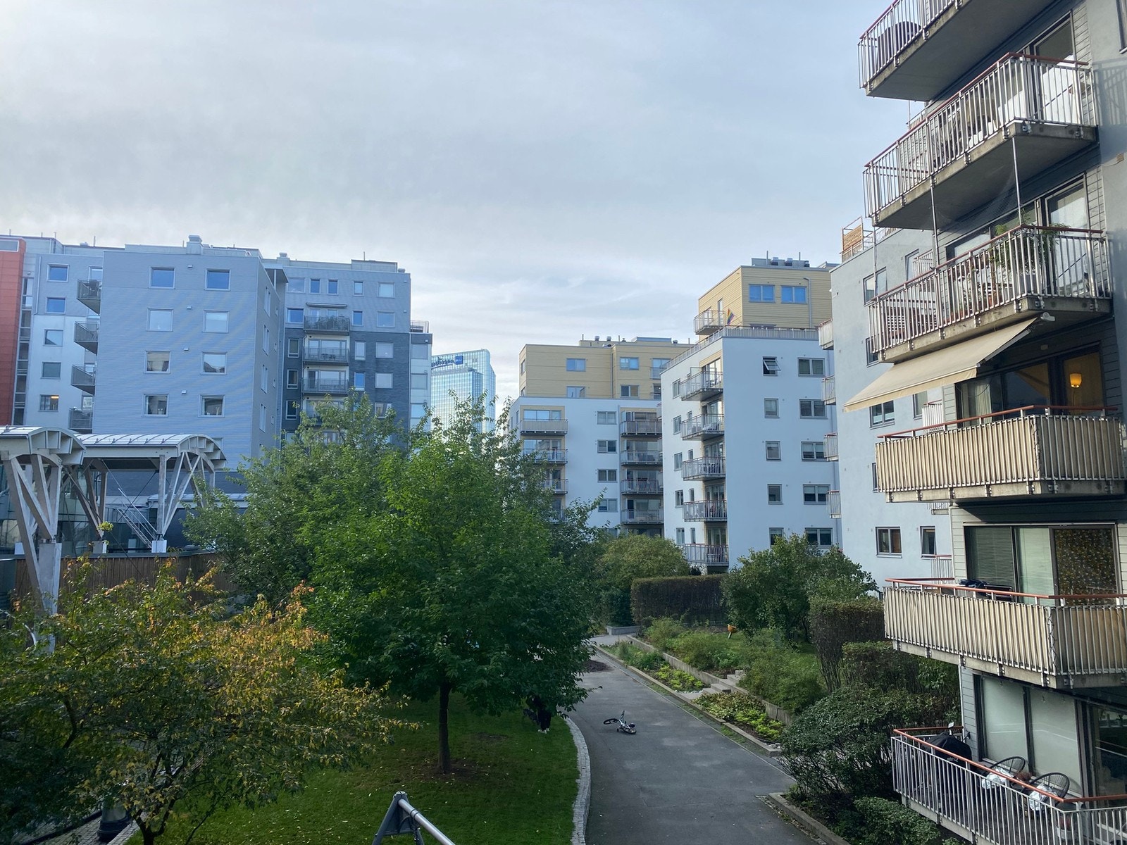 Utsikt fra veranda Galleribilde