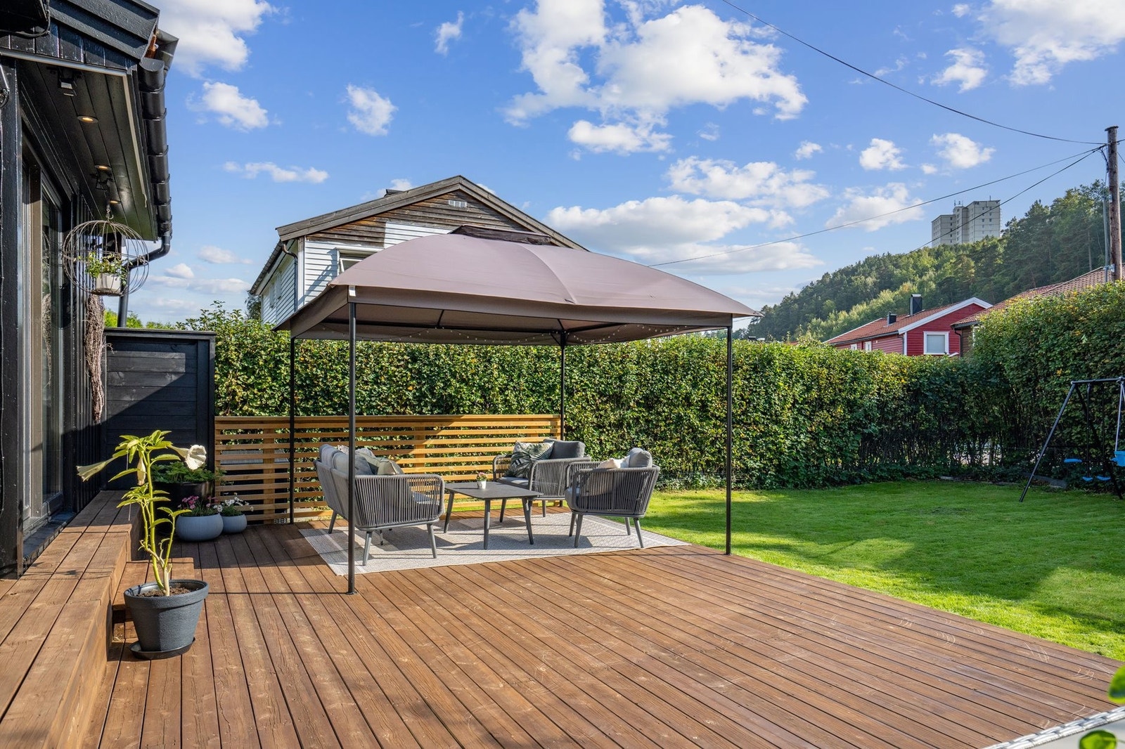 Terrasse og hage Galleribilde