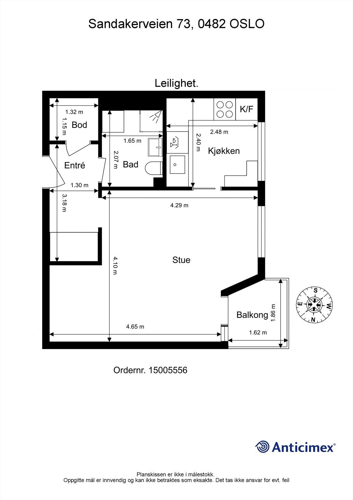 Plantegning Galleribilde