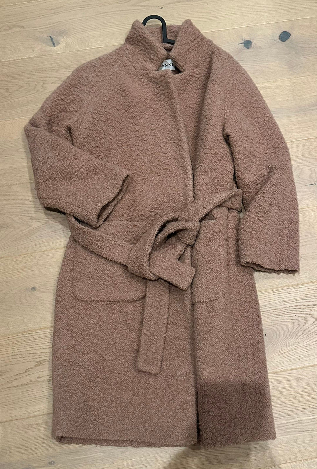 Ganni Fenn Wrap Teddy Coat small FINN torget