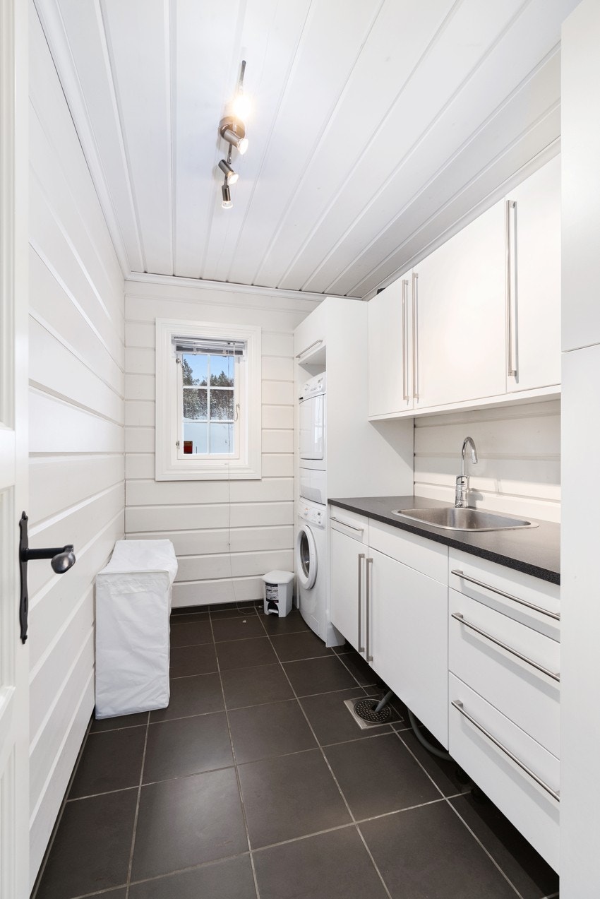 Praktisk med eget vaskerom Galleribilde