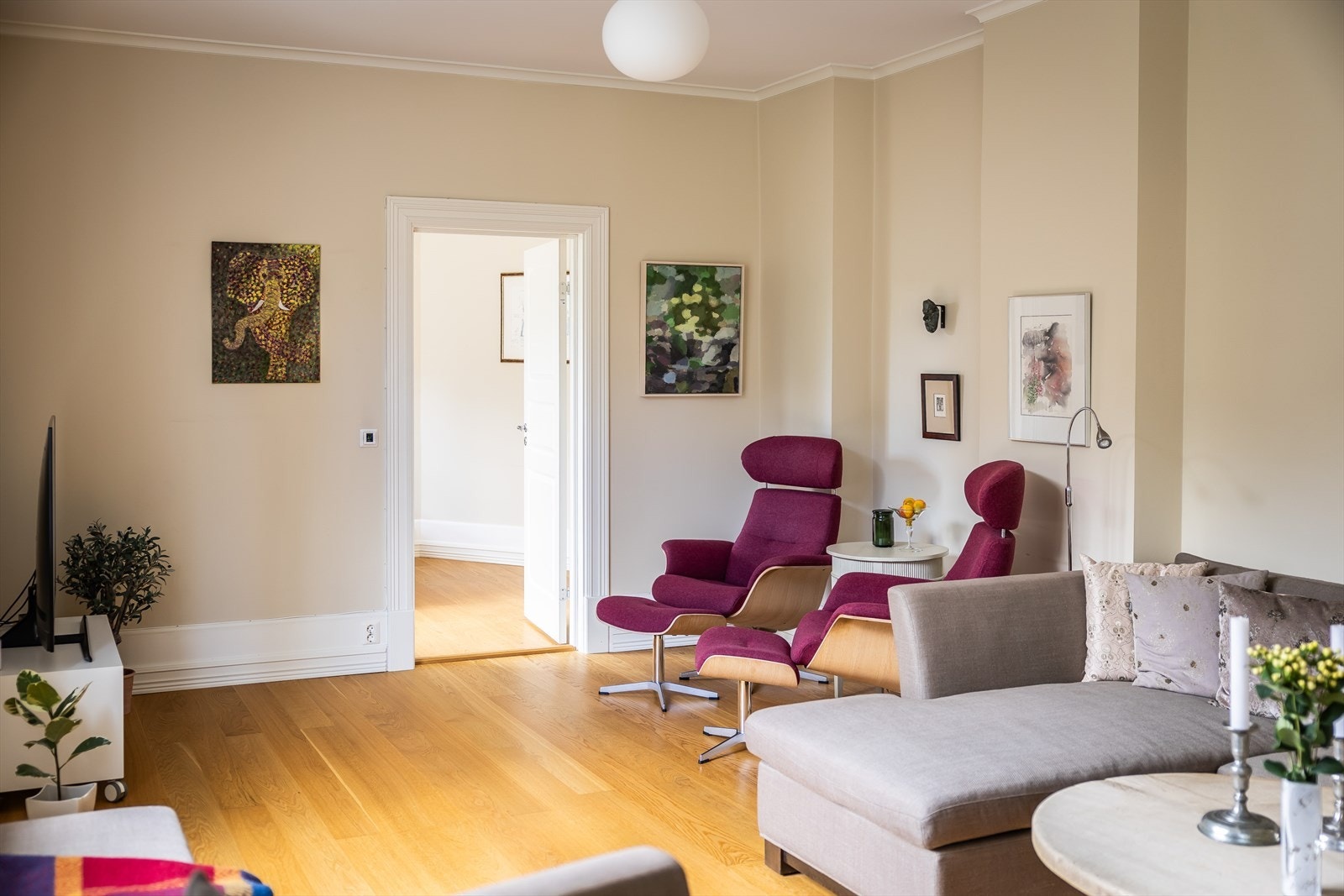 Planløsningen gir gode innredningsmuligheter Galleribilde