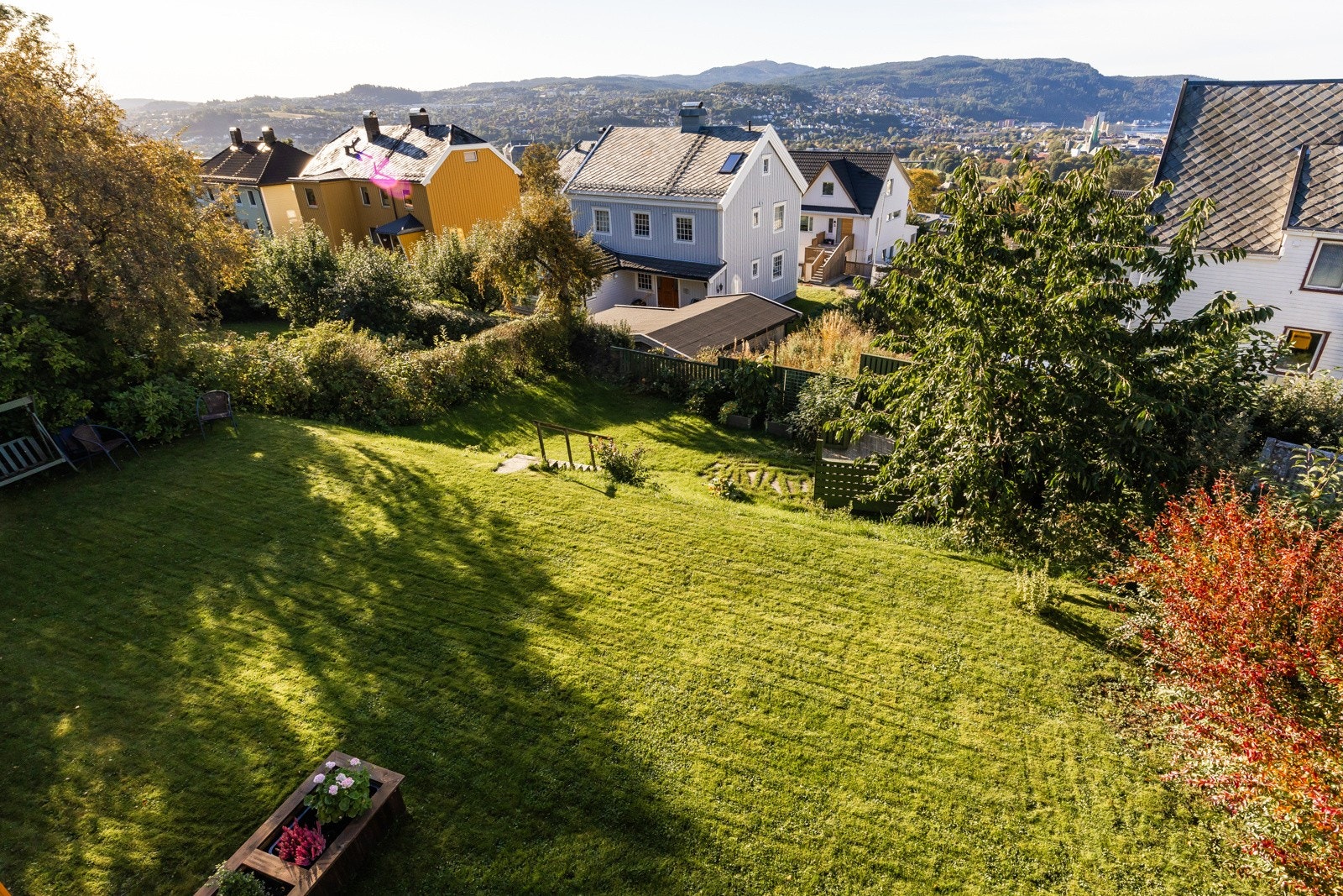 Hagen er delt mellom de 3 seksjonene i bygget ved sist sameiermøte. Galleribilde