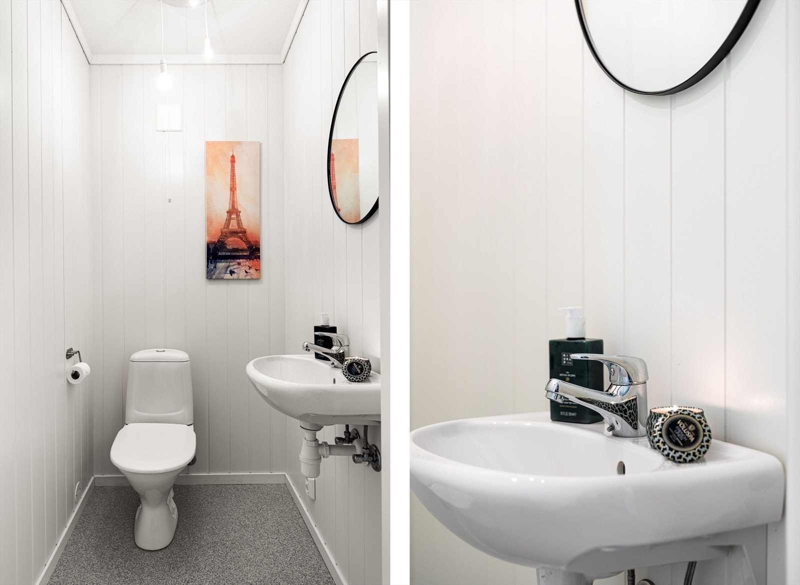 Pent og enkelt toalett. Galleribilde