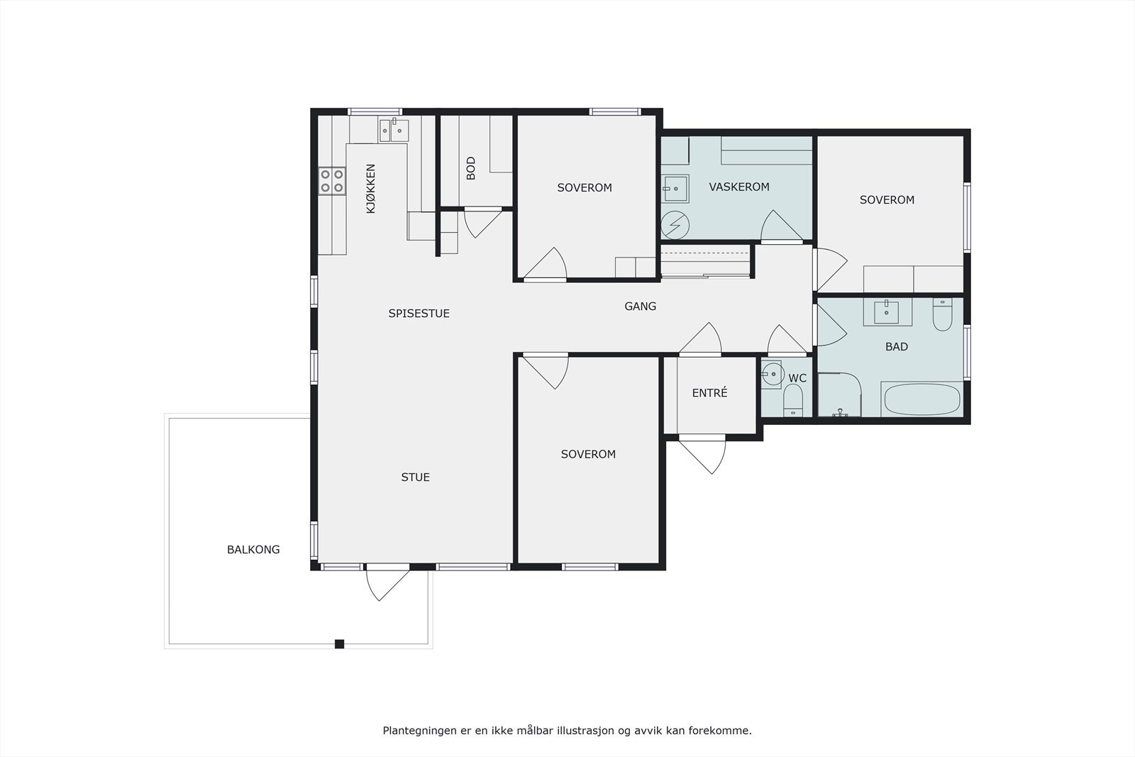 Plantegning Galleribilde