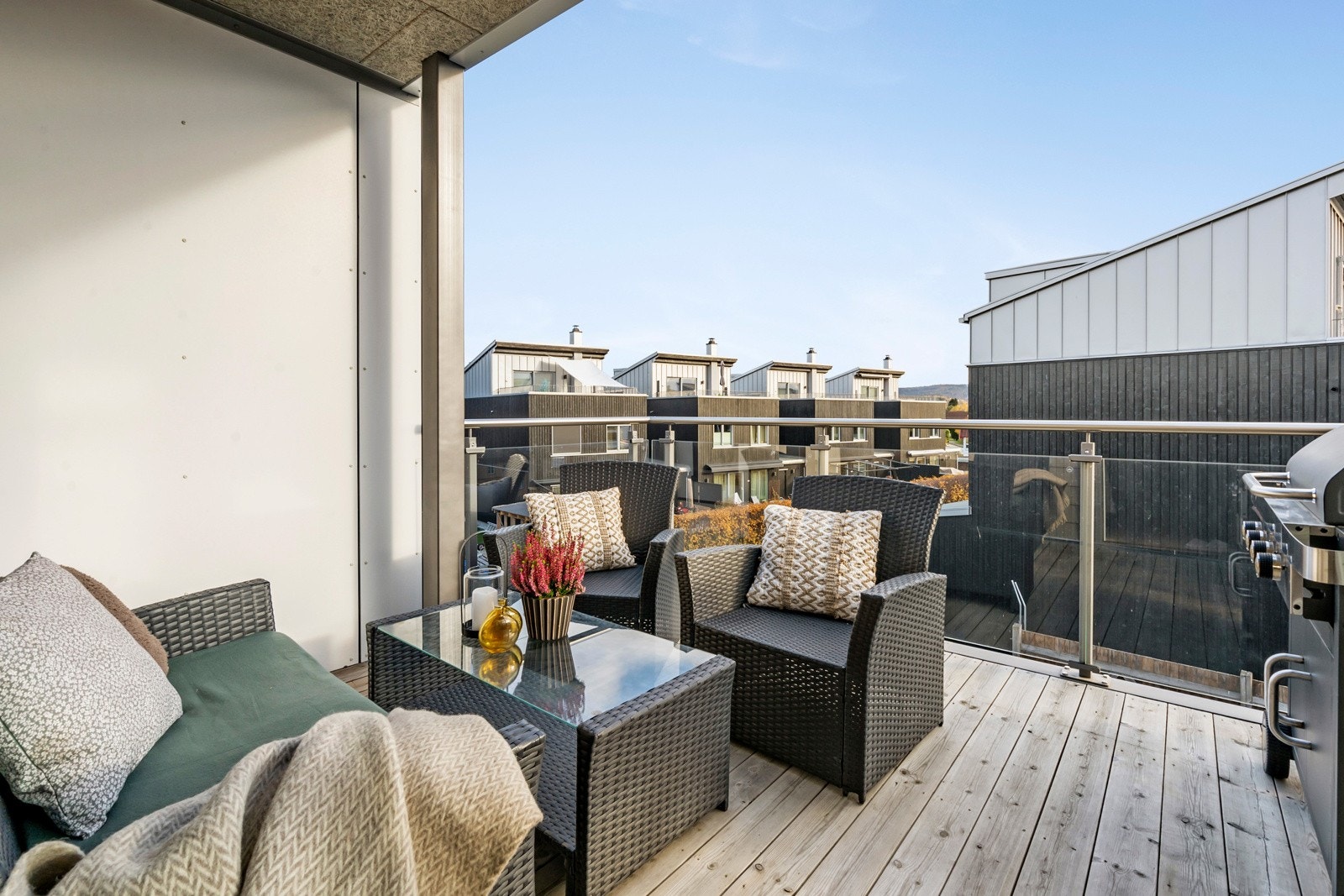 Her kan man sitte å nyte fine dager Galleribilde