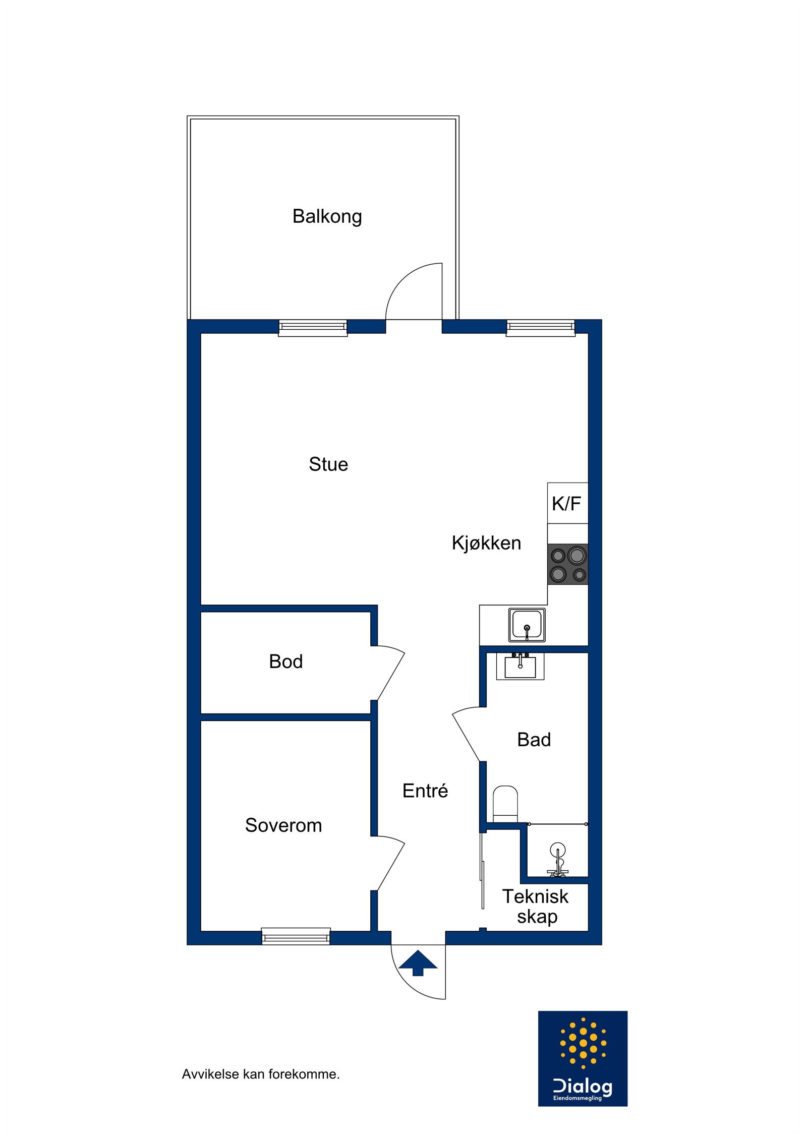 Plantegning Galleribilde