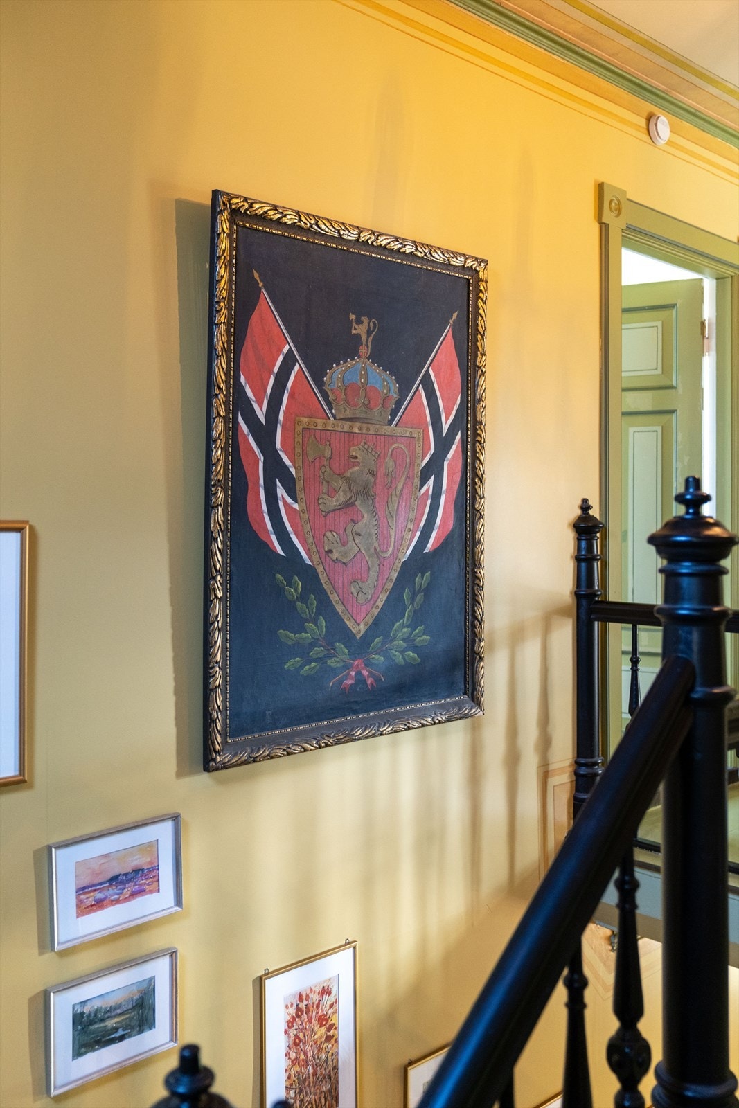 Boligen har mange spennende detaljer og bærer preg av mye historie. Galleribilde