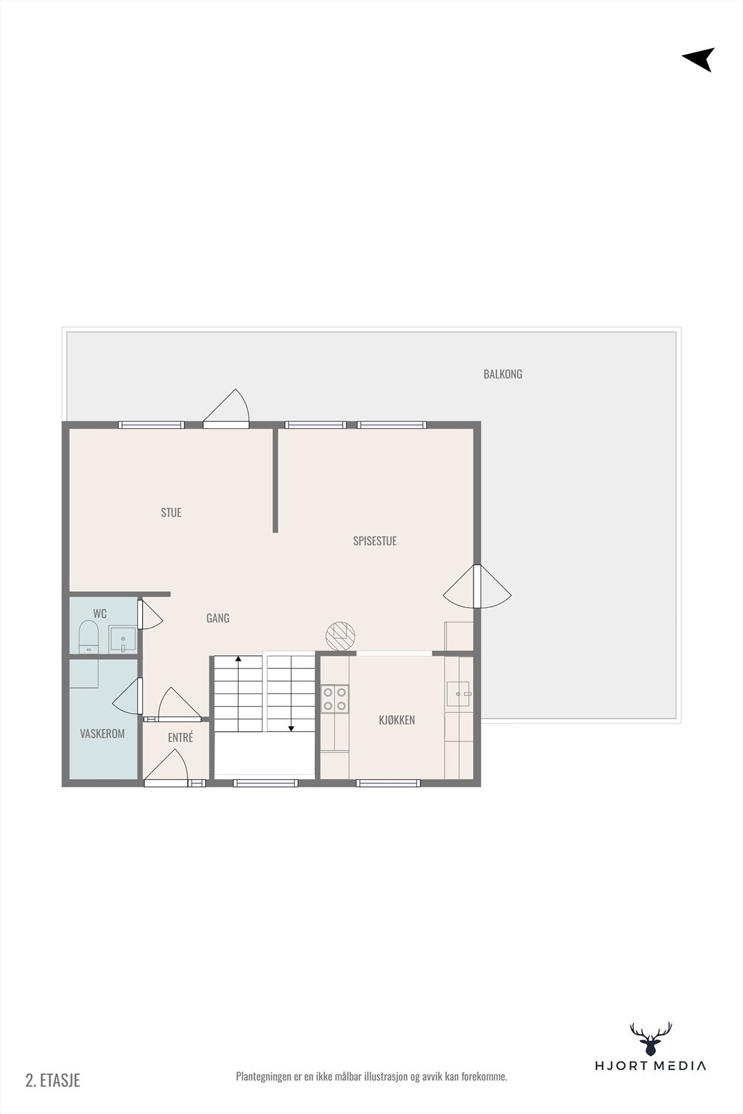 Plantegning 1. etasje. Galleribilde