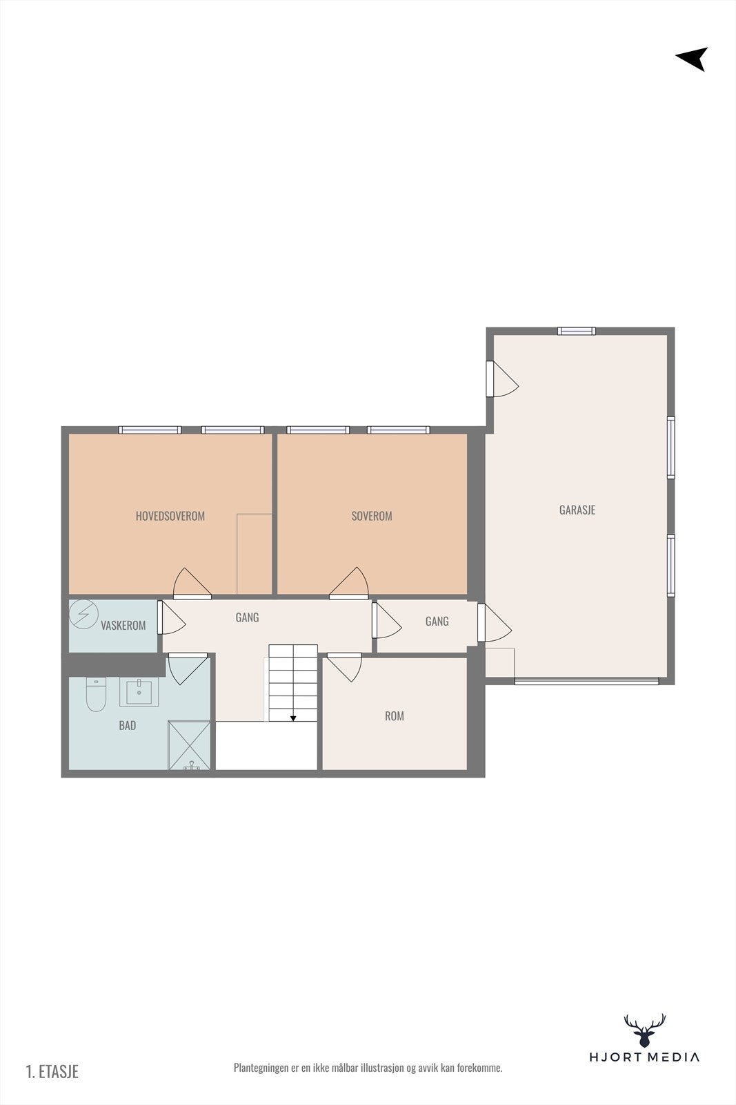 Plantegning 2. etasje. Galleribilde