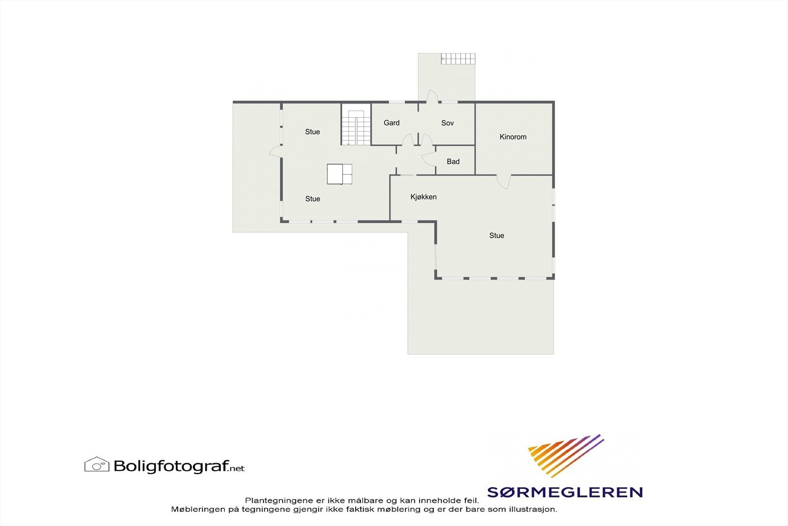 Plantegning 2.etasje Galleribilde