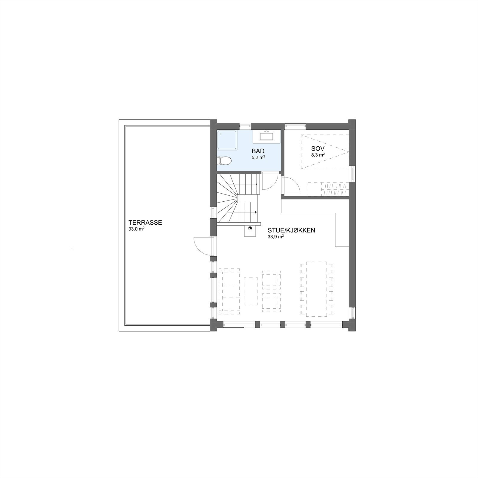 Plan 2. etasje Galleribilde